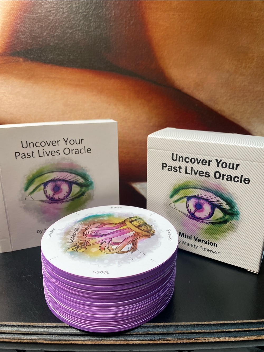 Uncover Your Past Lives Oracle 86  Round Cards with Guidebook